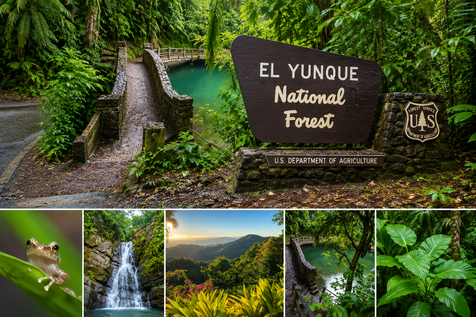 El Yunque National Forest tropical rainforest scenery and outdoor eco-tourism resources, presented by Real Estate Advisor Cheer Alvarez.