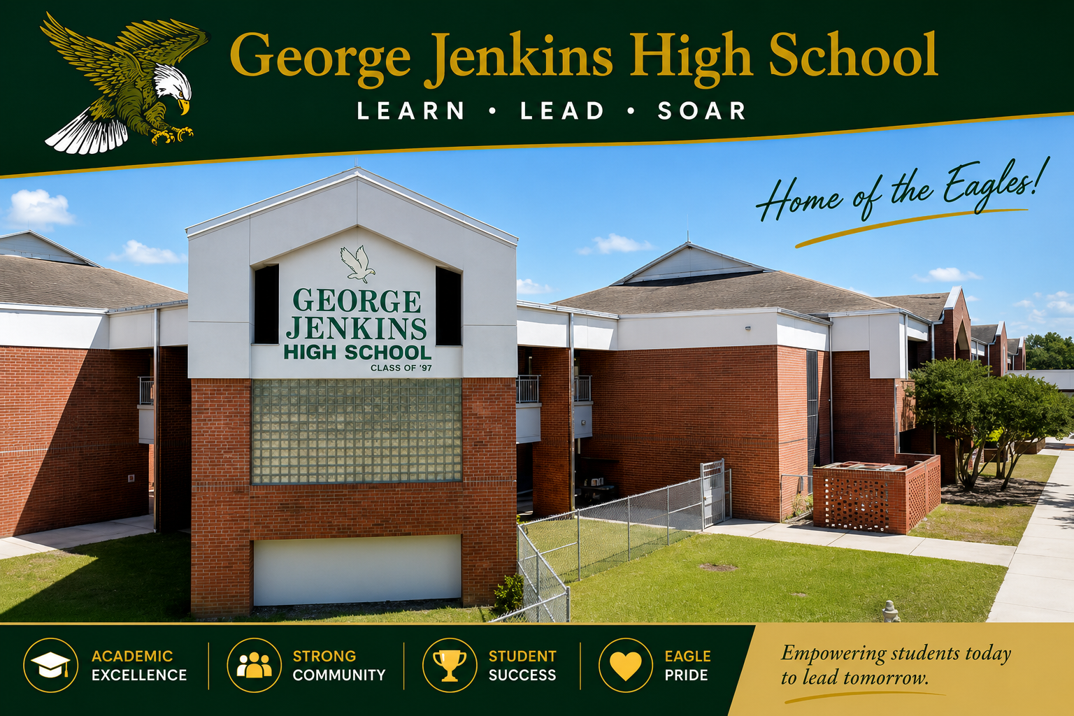 Moving to Lakeland Florida high school profiles highlighting George Jenkins High School boundaries, presented by Cheer Alvarez.