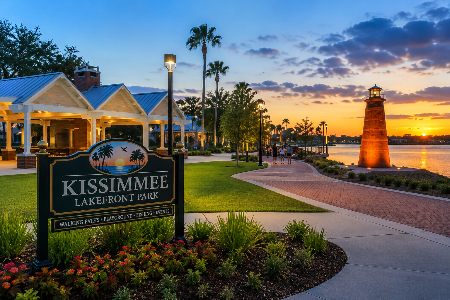 Kissimmee Florida parks guide to lakefront recreation and family picnic areas at Kissimmee Lakefront Park, curated by Cheer Alvarez.