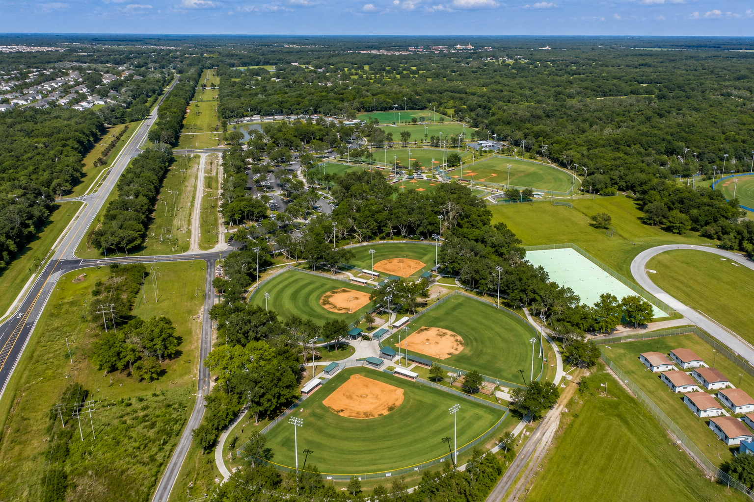 Bilingual Central Florida Realtor Cheer Alvarez highlighting family-friendly amenities near FishHawk Sports Complex in Lithia Florida for PCS military relocation.